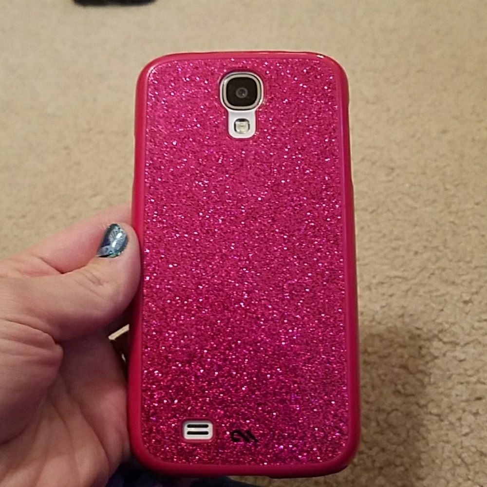 Samsung Glxy S4 pink phone case